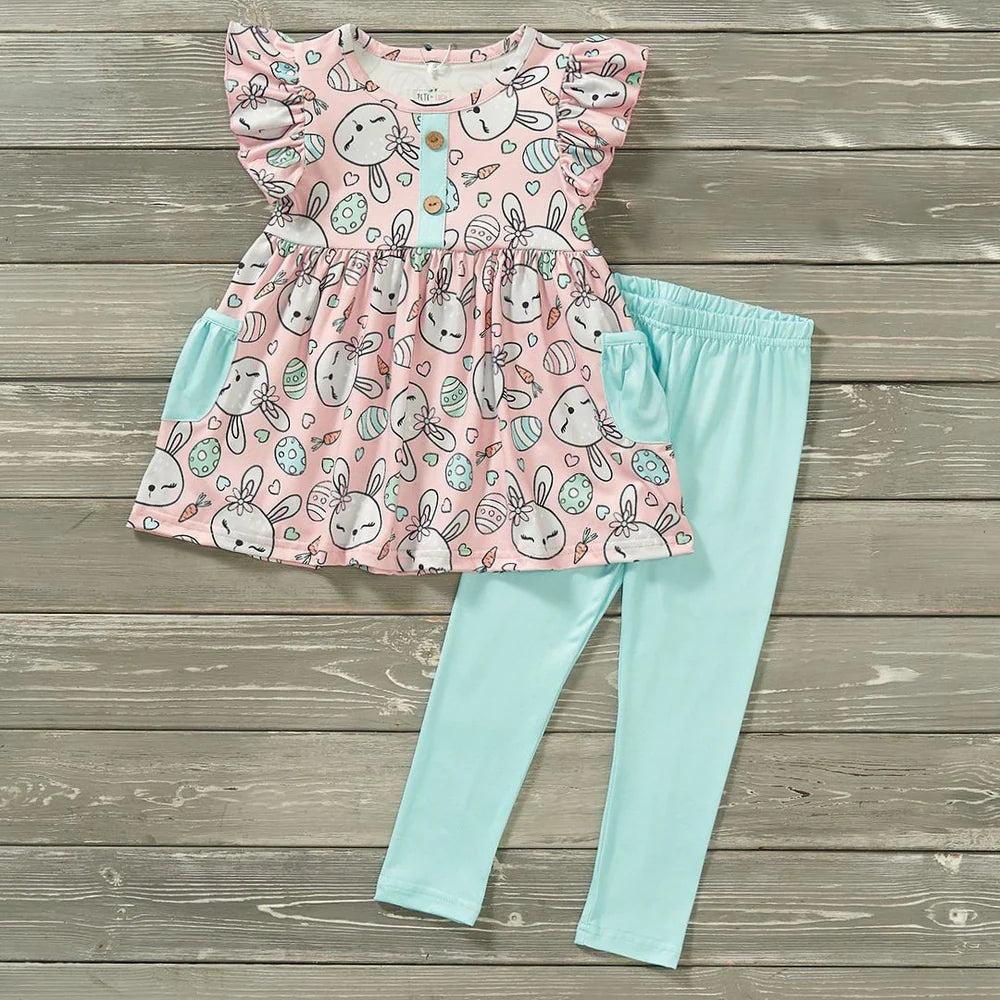 Girls 2 Piece Set - Easter