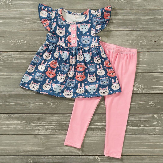 Animal Floral Set