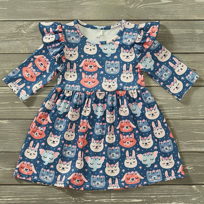 Animal Floral Dress