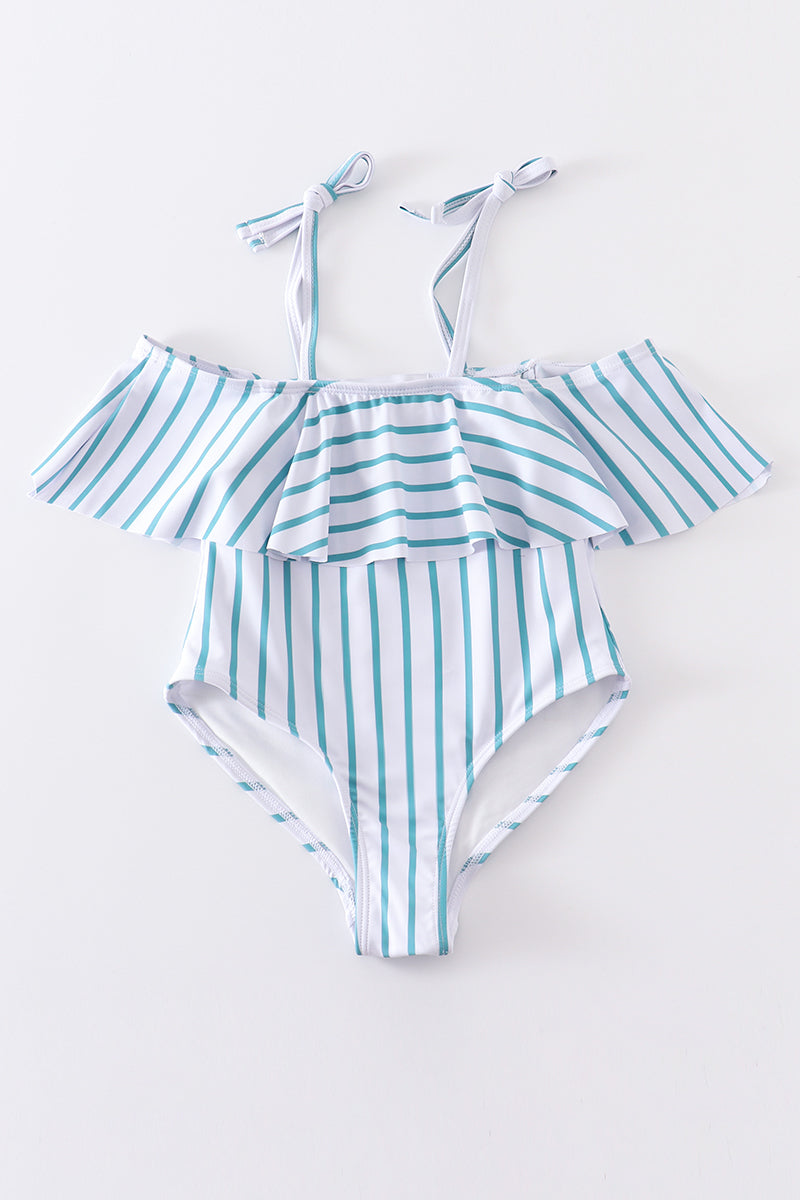 Blue Stripe One-Piece