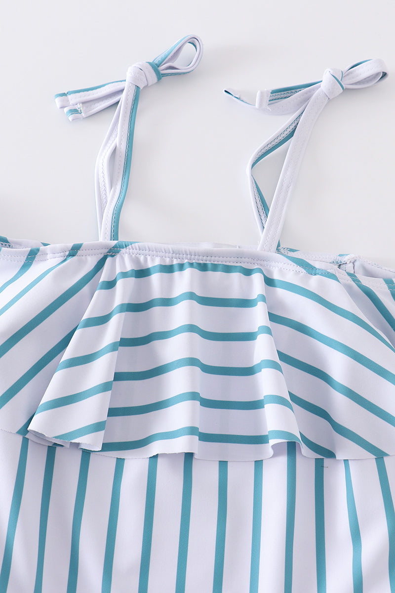 Blue Stripe One-Piece